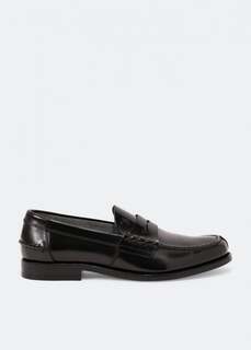 Лоферы TOD&apos;S Leather loafers, черный Tod’S