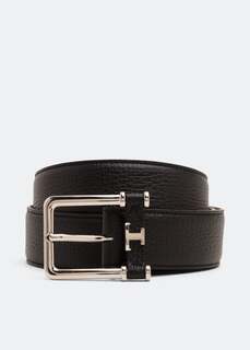 Ремень TOD&apos;S Leather belt, черный Tod’S