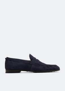 Лоферы TOD&apos;S Suede loafers, синий Tod’S