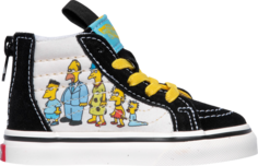 Кеды Vans The Simpsons x Sk8-Hi Zip Kids Simpsons Family 1987-2020, белый