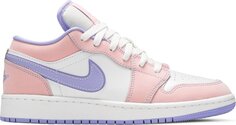 Кроссовки Air Jordan 1 Low SE GS Arctic Punch, розовый