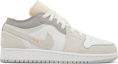 Кроссовки Air Jordan 1 Low SE Craft GS Inside Out, белый