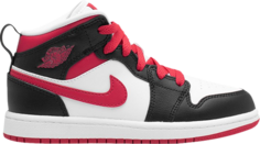 Кроссовки Air Jordan 1 Mid PS White Very Berry, белый