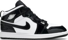 Кроссовки Air Jordan 1 Mid SE PS All Star 2021, черный