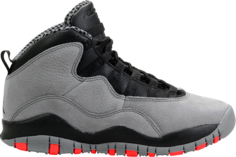 Кроссовки Air Jordan 10 Retro GS Cool Grey, серый