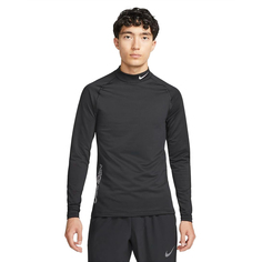 Лонгслив Nike Pro Turtleneck Training, черный/белый