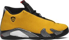 Кроссовки Air Jordan 14 Retro GS Reverse Ferrari, золотой