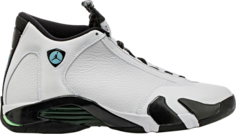 Кроссовки Air Jordan 14 Retro BG Oxidized Green 2016, белый