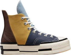 Кроссовки Converse Chuck 70 Plus High Material Mashup, коричневый