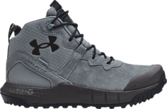 Ботинки Under Armour Micro G Valsetz Mid Leather Gravel, серый