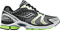 Кроссовки Saucony ProGrid Triumph 4 Black Silver Fluo Green, черный