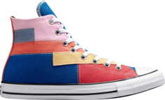 Кроссовки Converse Chuck Taylor All Star High Patchwork, разноцветный