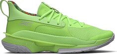 Кроссовки Under Armour Sour Patch Kids x Curry 7 Lime, зеленый