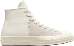 Кроссовки Converse Chuck 70 Crafted Mixed Material High Egret, кремовый