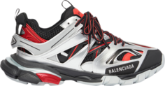 Кроссовки Balenciaga Track Sneaker Black Red Silver, серебряный