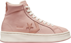 Кроссовки Converse Pro Leather Lift Platform High Pink Clay, розовый
