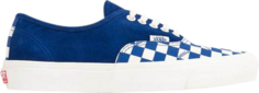Кеды Vans OG Authentic LX True Blue Checkerboard Toe, синий