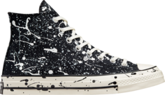 Кроссовки Converse Chuck 70 High Archive Paint Splatter - Black, черный