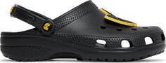 Кроссовки Wu-Tang Clan x Classic Clog Black, черный Crocs