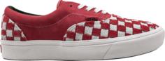 Кеды Vans Era LX ComfyCush Hairy Checkerboard - Racing Red, красный