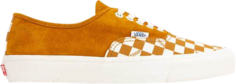 Кеды Vans OG Authentic LX Buckthorn Brown Checkerboard Toe, коричневый