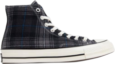 Кроссовки Converse Chuck Taylor All Star 70 Hi Plaid Pack, черный