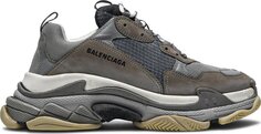 Кроссовки Balenciaga Triple S Sneaker Grey 2018, серый