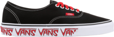 Кеды Vans Authentic Sketch Sidewall, красный