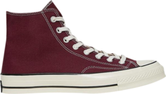 Кроссовки Converse Chuck 70 High Dark Burgundy, красный