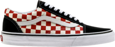 Кеды Vans Old Skool Red Checkerboard, черный