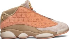 Кроссовки CLOT x Air Jordan 13 Retro Low NRG Terracotta, оранжевый