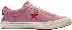 Кроссовки Converse Hello Kitty x One Star Suede Low Top Prism Pink, розовый