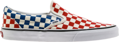 Кеды Vans Classic Slip-On Checkerboard, красный