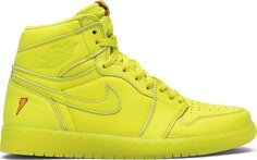 Кроссовки Air Jordan 1 Retro High OG G8RD Cyber, зеленый