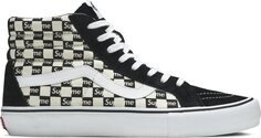 Кеды Vans Supreme x Sk8-Hi Pro Checkered Black, черный