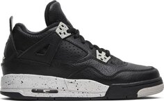 Кроссовки Air Jordan 4 Retro BG Oreo, черный