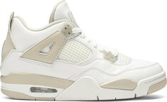 Кроссовки Air Jordan 4 Retro GS Linen, белый