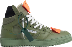 Кроссовки Off-White Off-Court 3.0 High Military Green, зеленый