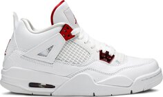 Кроссовки Air Jordan 4 Retro GS Red Metallic, красный