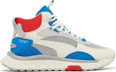 Кроссовки Puma Wild Rider Mid Ivory Glow Future Blue, серый