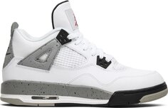 Кроссовки Air Jordan 4 Retro OG BG Cement 2016, белый