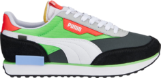 Кроссовки Puma Future Rider Play On - Dark Shadow Fluo Green, разноцветный