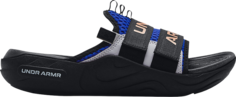 Сандалии Under Armour Alpha Slide Versa Blue Black, черный