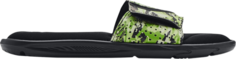 Сандалии Under Armour Ignite 6 Graphic Strap Slide Black Green Citrine Camo, черный