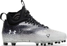 Бутсы Under Armour Spotlight Lux MC 2.0 Black White, черный