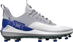 Бутсы Under Armour Harper 7 Low Elite TPU Grey Royal, синий