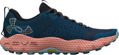 Кроссовки Under Armour HOVR Ridge Trek Petrol Blue Lunar Coral, синий