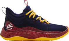 Кроссовки Under Armour Curry HOVR Splash Midnight Navy Taxi, синий