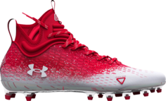 Бутсы Under Armour Spotlight Lux MC 2.0 Red White, красный