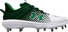 Бутсы Under Armour Yard Low MT Forest Green, зеленый